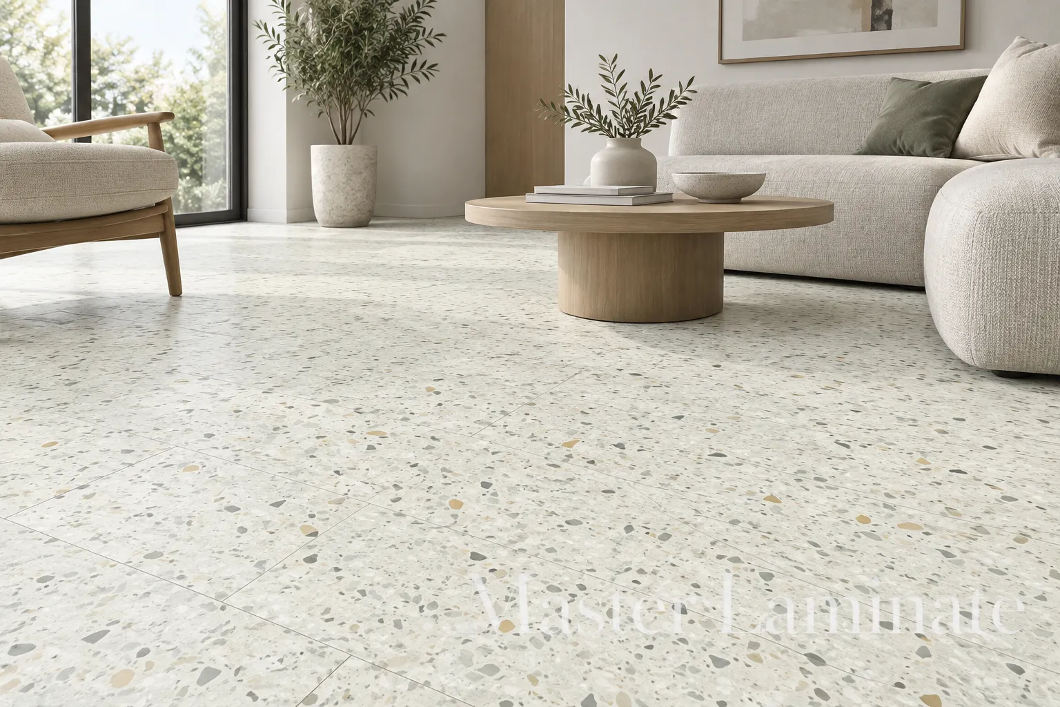 LVT Плитка Quick-Step Vinyl Flex Blush 2.5/33 4V SGTC20307 Терраццо Многоцветный 609.6x609.6