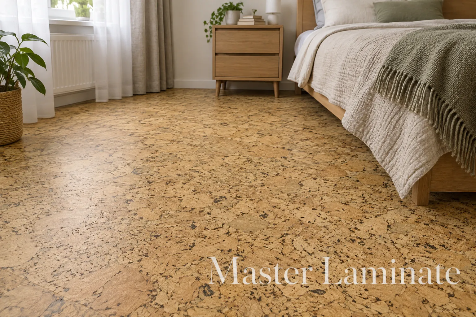 Пробковое покрытие EasyCork Амадора Замковое 910x300x10